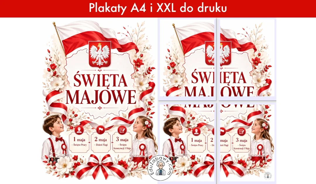 Plakat A4 i XXL: Święta majowe
