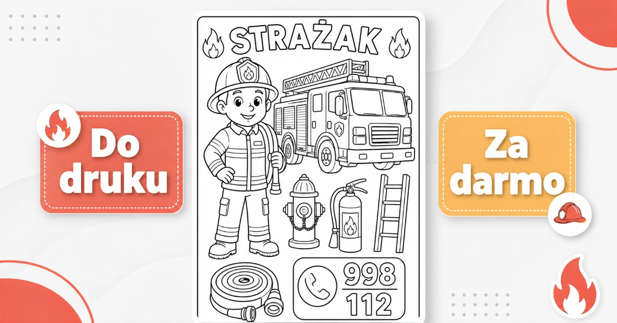 Atrybuty pracy strażaka