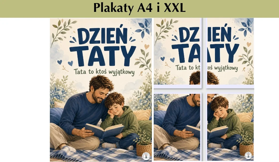 Plakat A4 i XXL: Chwile razem