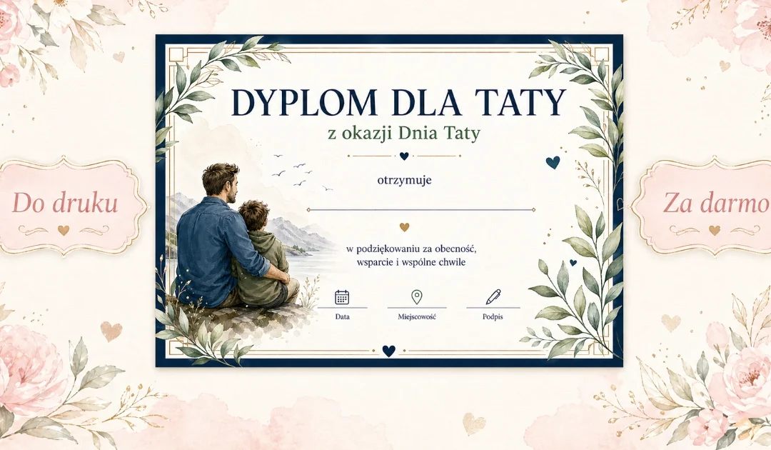 Dyplom: Z wdzięcznością