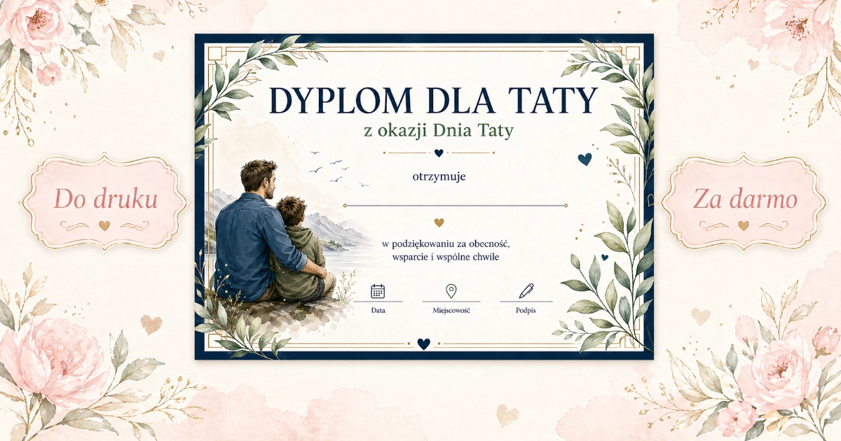Dyplom: Z wdzięcznością