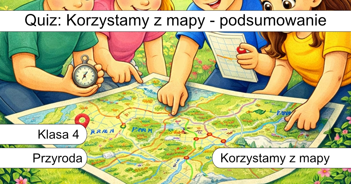 Quiz: Korzystamy z mapy: Podsumowanie