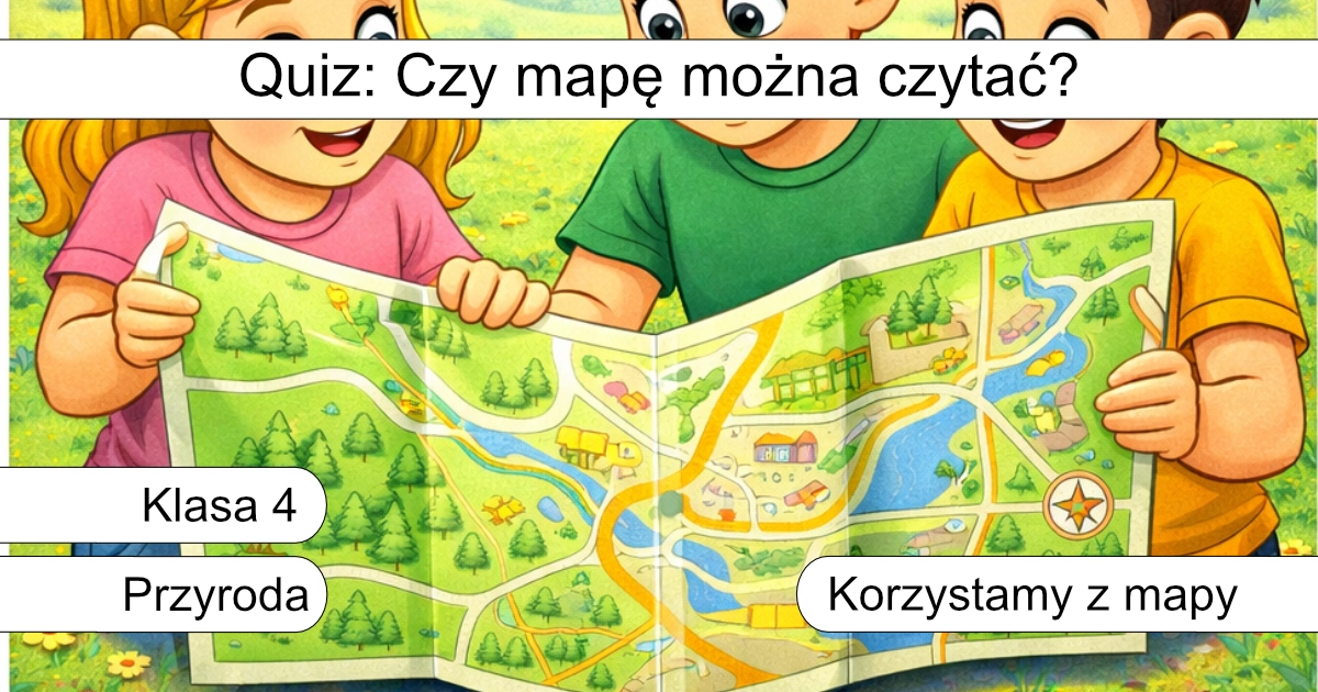 Quiz: Czy mapę można czytać?
