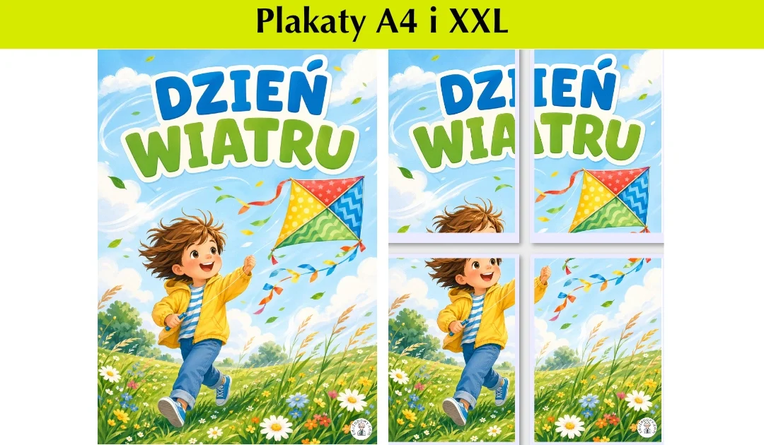Plakat A4 i XXL: Biegnie lato, wieje wiatr