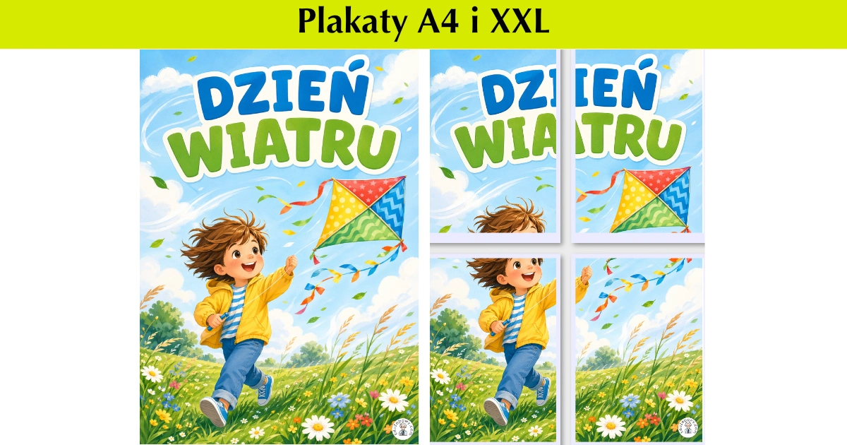 Plakat A4 i XXL: Biegnie lato, wieje wiatr