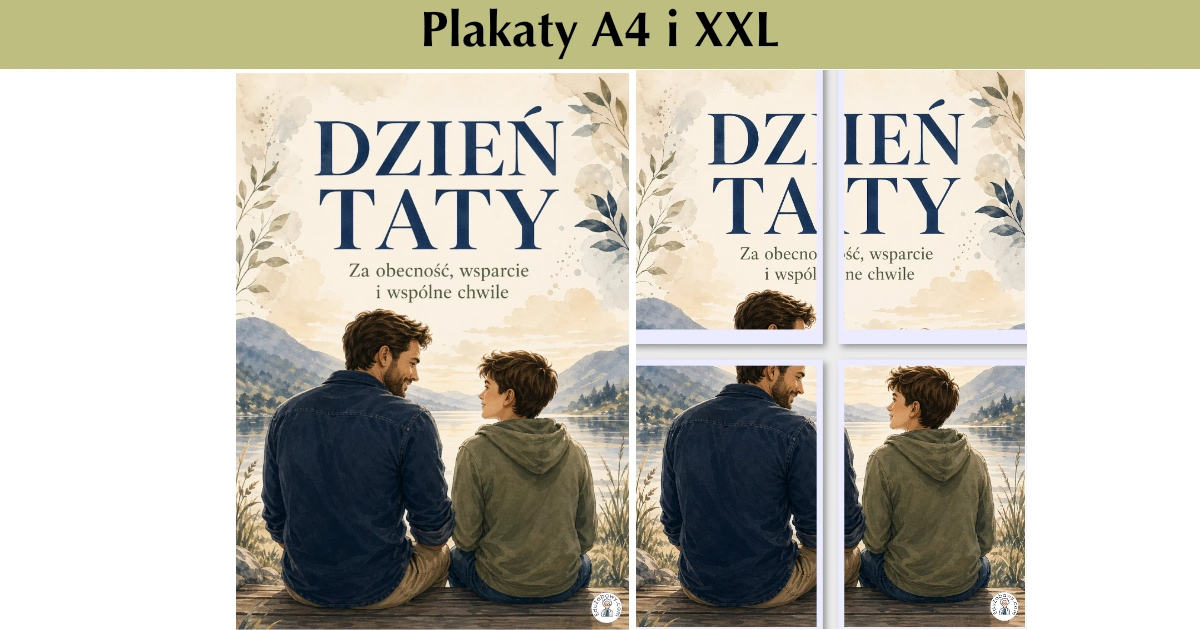 Plakat A4 i XXL: Obecność i wsparcie 43