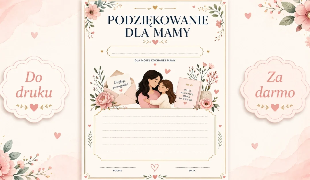 Podziękowanie dla Mamy