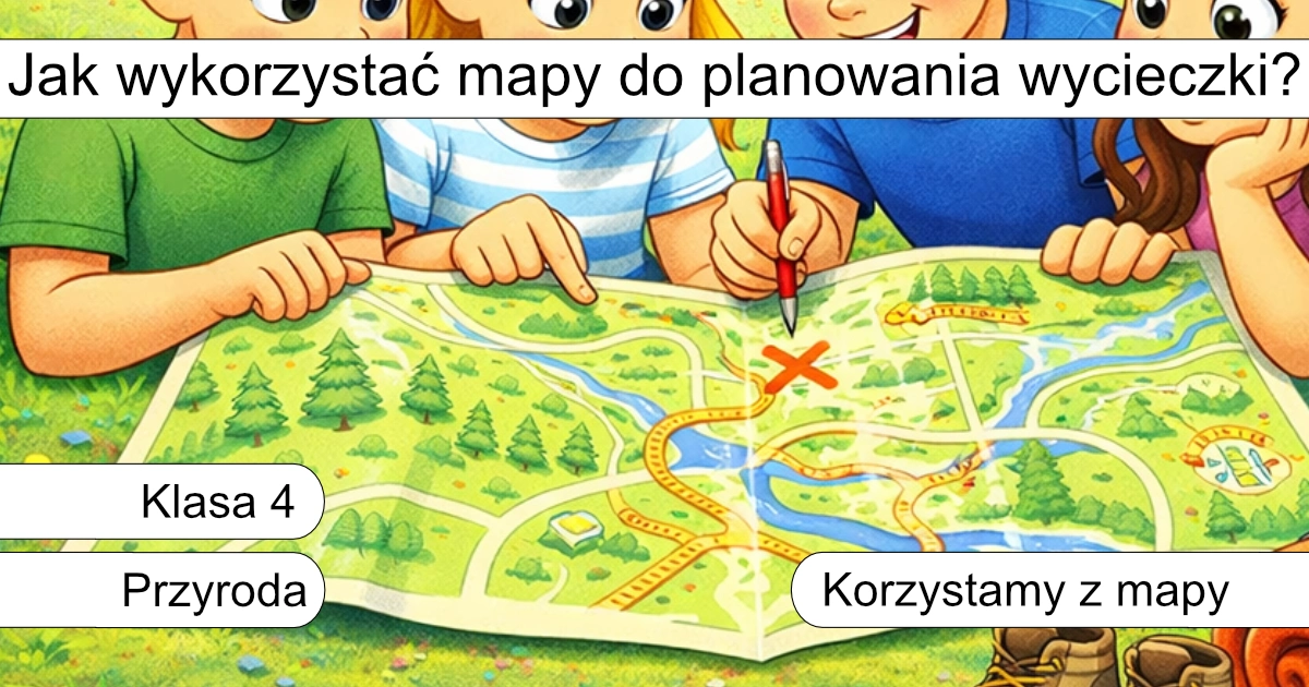Quiz: Jak wykorzystać mapy do planowania wycieczki?