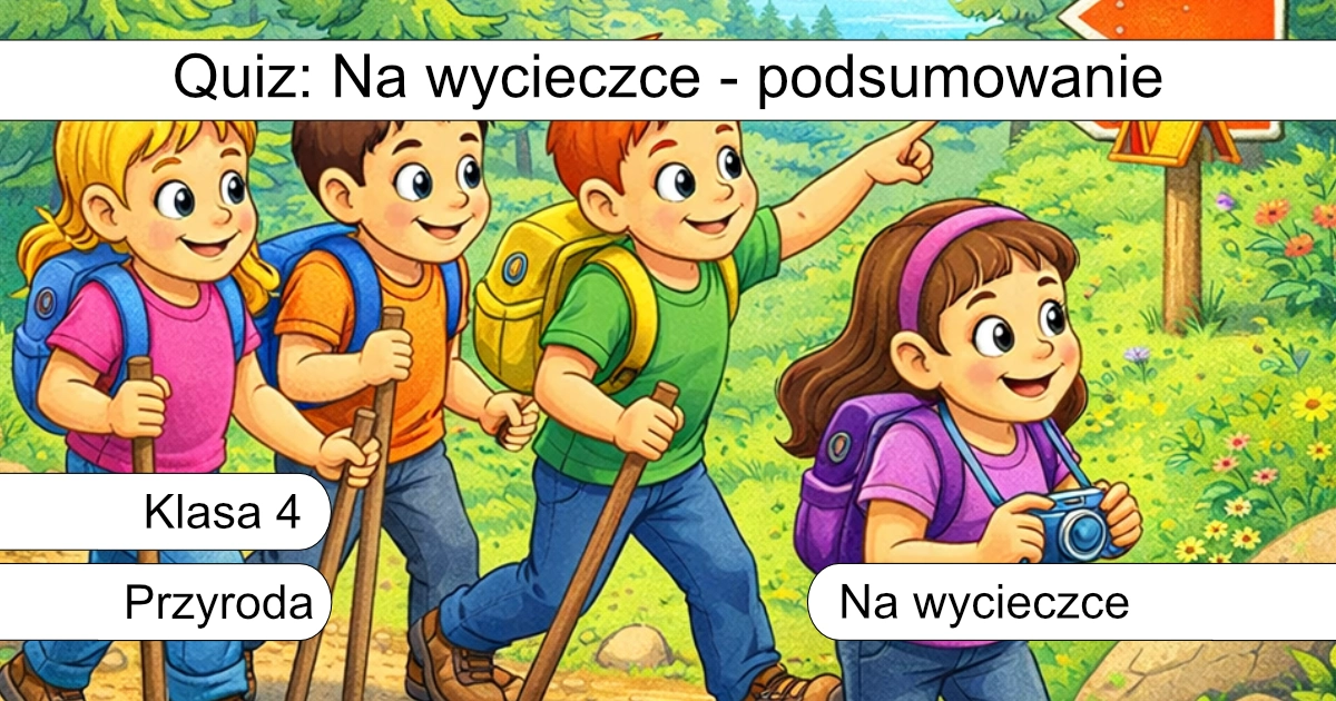 Quiz: Na wycieczce: Podsumowanie