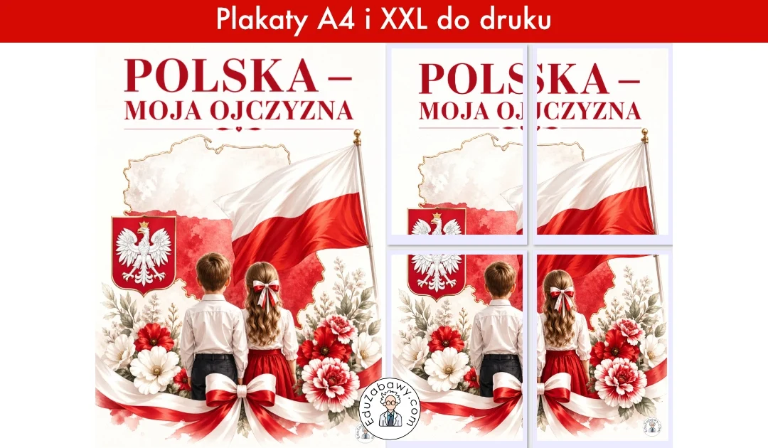 Plakat A4 i XXL: Polska – moja ojczyzna