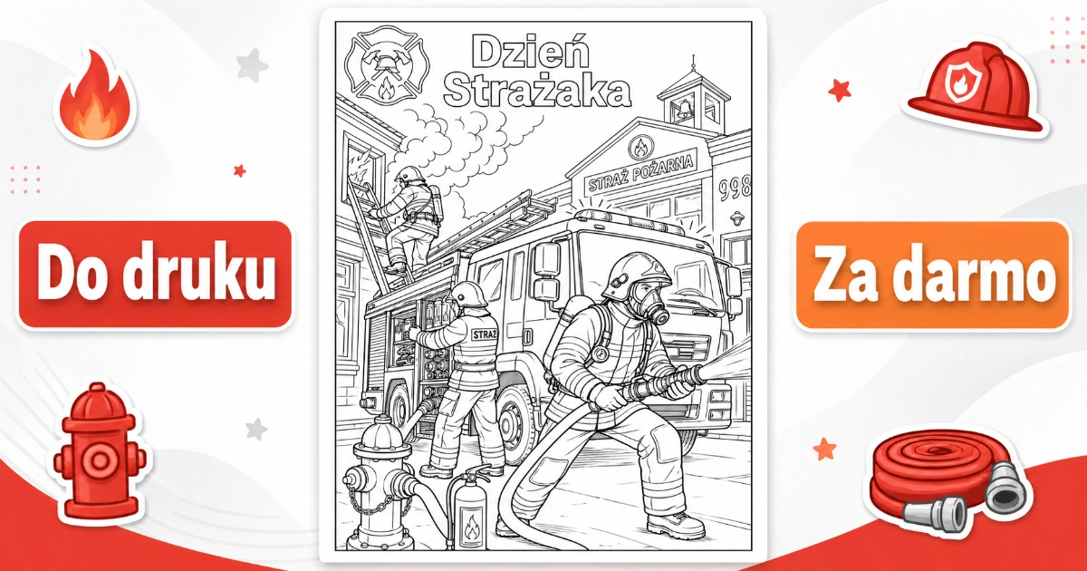 Strażacy podczas akcji ratunkowej