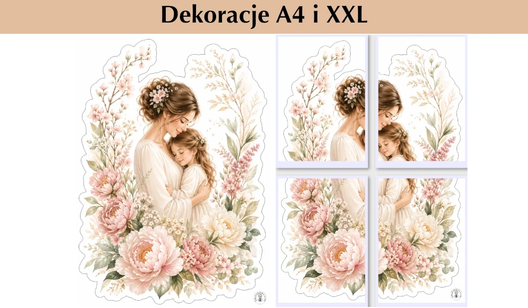 Dekoracja A4 i XXL: Symboliczna dekoracja kwiatowo-relacyjna