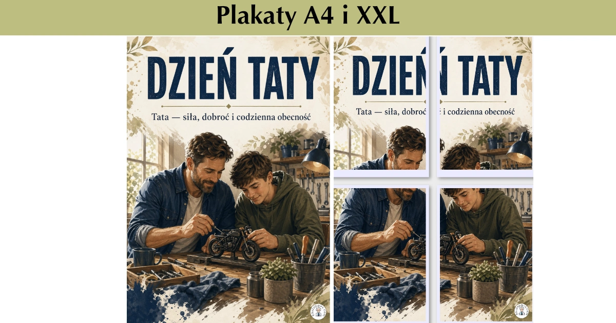 Plakat A4 i XXL: Tata z pasją 43