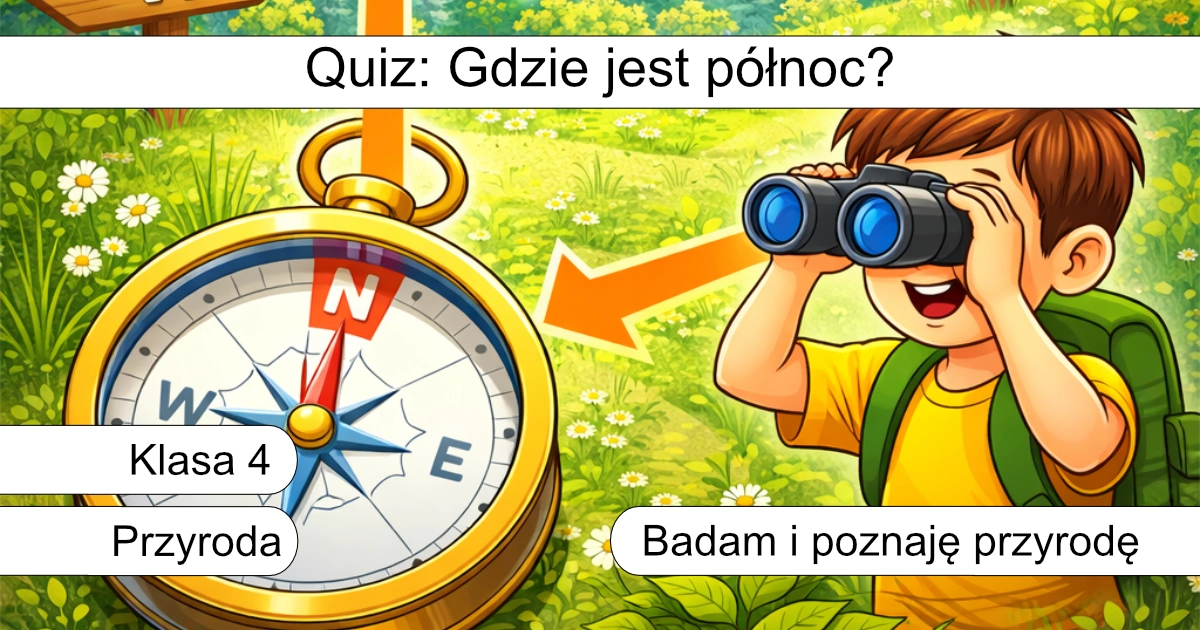 Quiz: Gdzie jest północ?