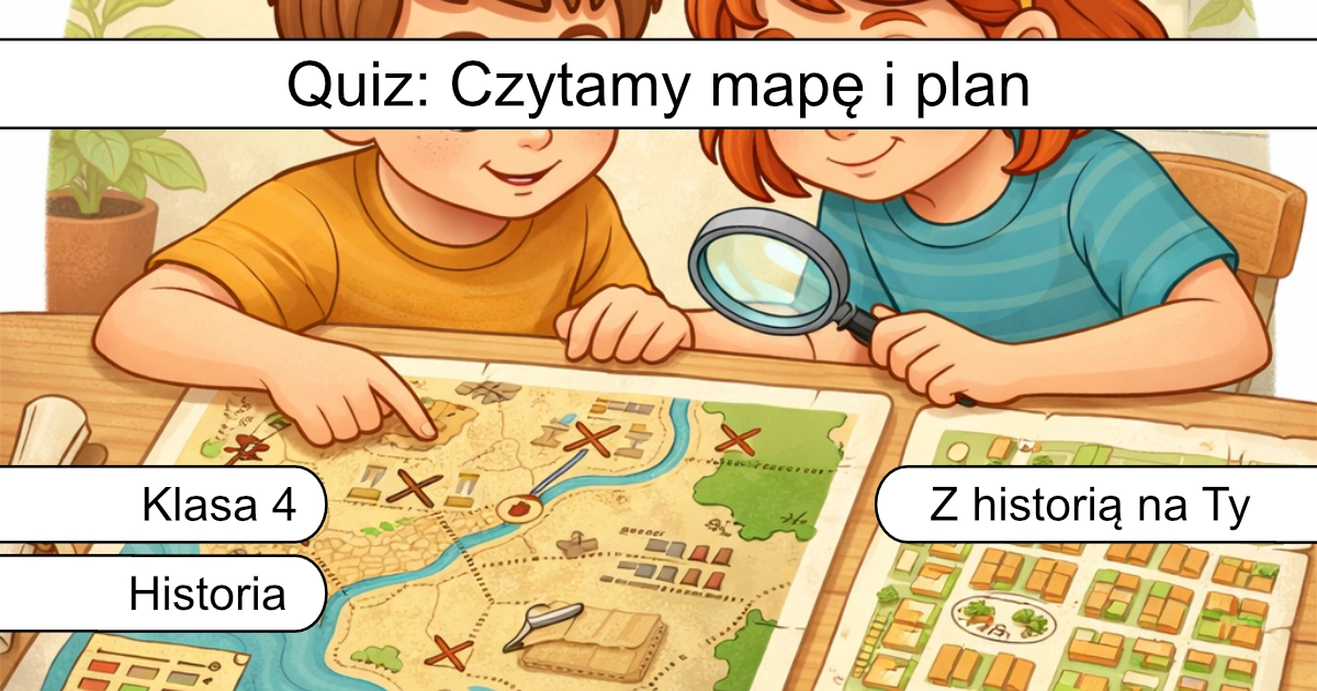 Quiz: Czytamy mapę i plan