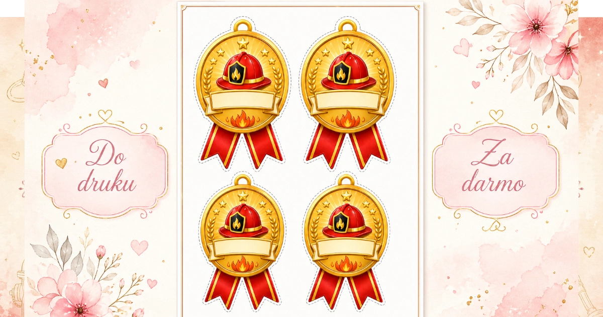 Medale na Dzień Strażaka