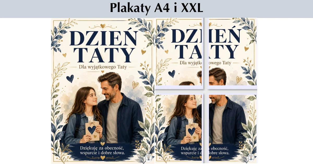 Plakat A4 i XXL: Dzień Taty – dla wyjątkowego Taty 43