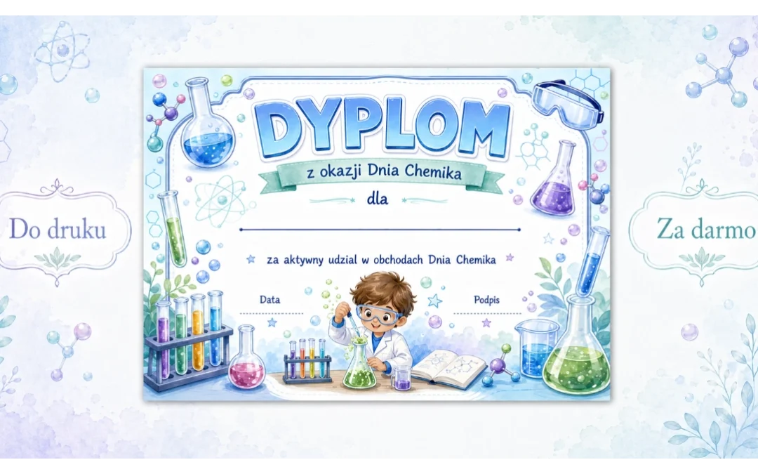 Dyplom małego chemika