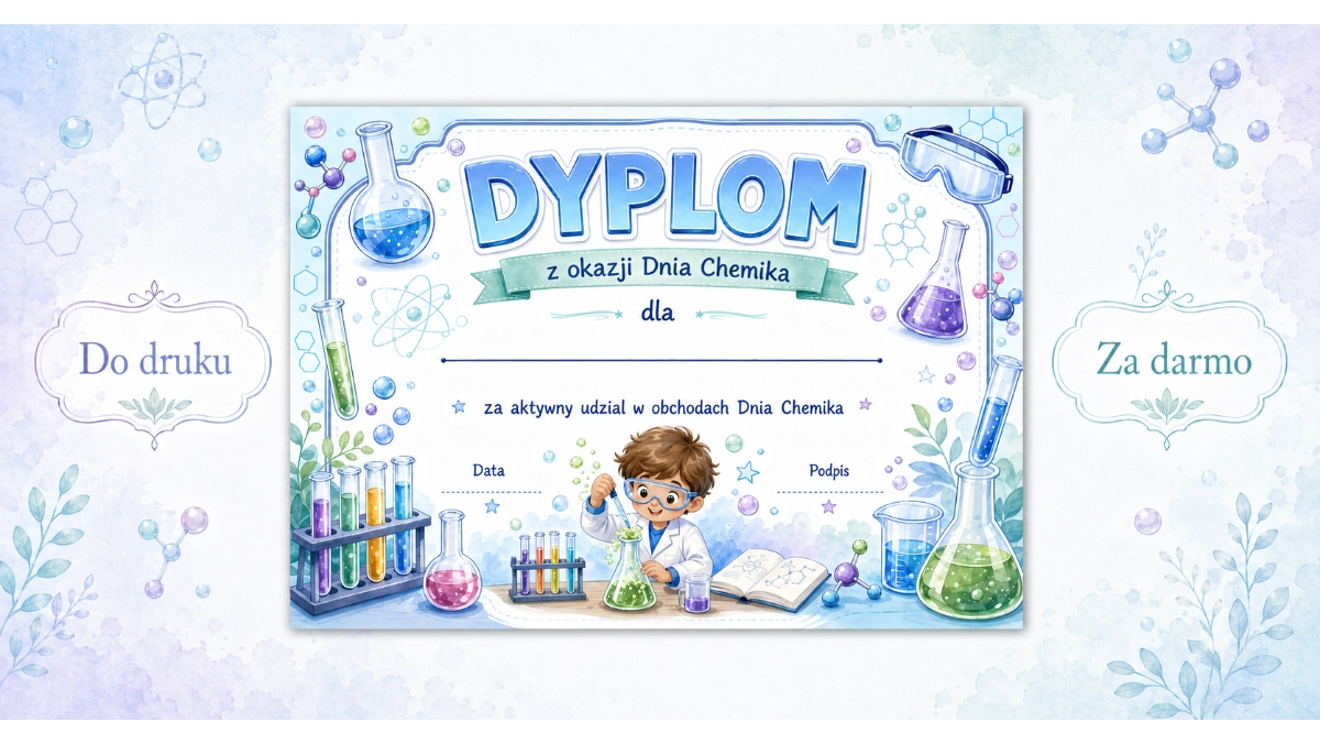 Dyplom małego chemika