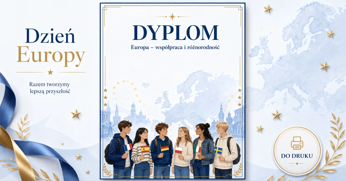 Dyplom „Europa – współpraca i różnorodność”