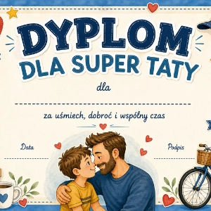 Laurki i kartki na Dzień Taty
