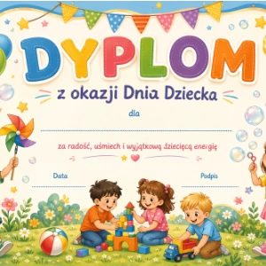 Dyplomy na Dzień Dziecka