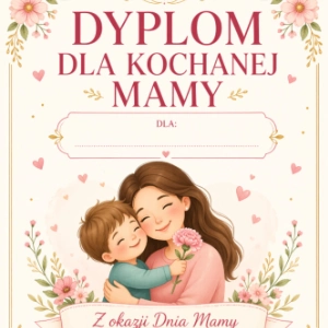 Dyplomy na Dzień Mamy