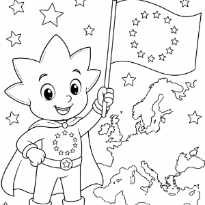 Kolorowanki na Dzień Europy