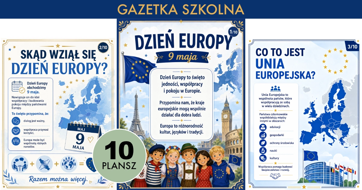 Gazetka szkolna: Dzień Europy