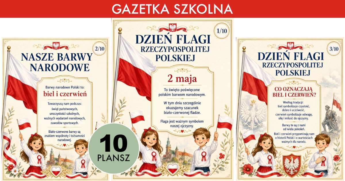 Gazetka szkolna: Dzień flagi