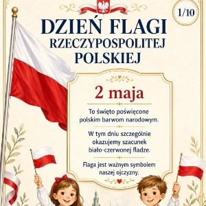Gazetka szkolna Dzień flagi