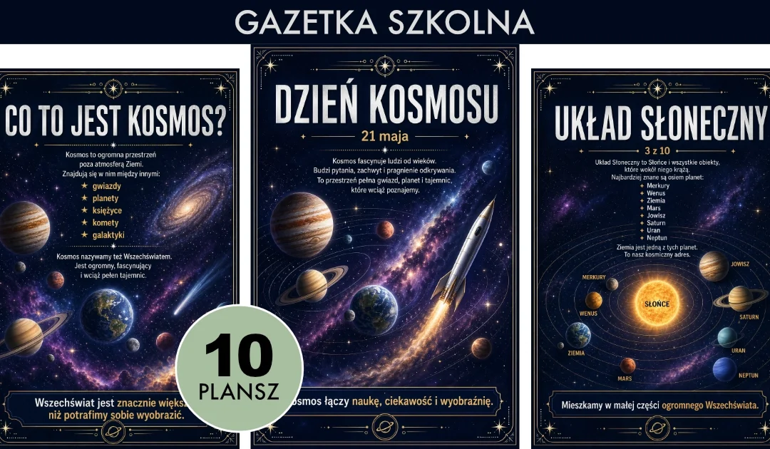 Gazetka szkolna: Dzień kosmosu