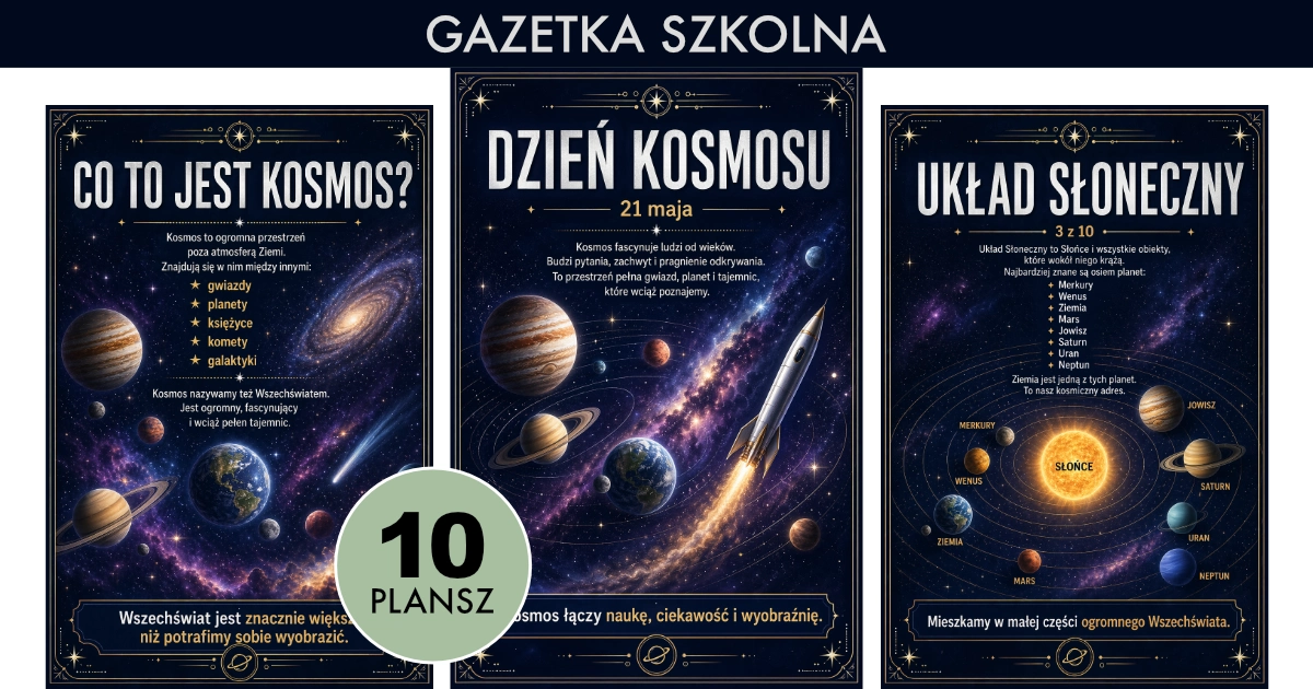 Gazetka szkolna: Dzień kosmosu