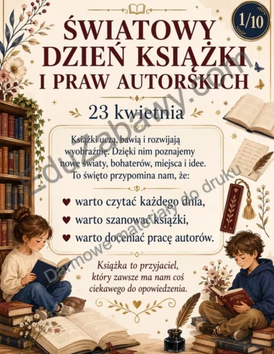 Gazetka szkolna: Światowy Dzień Książki 43