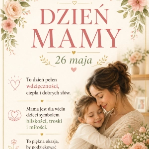Gazetka szkolna na Dzień Mamy