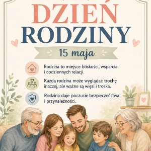 Gazetka szkolna na Dzień rodziny
