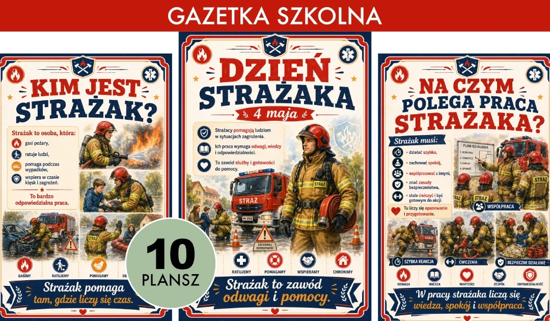Gazetka szkolna: Dzień strażaka