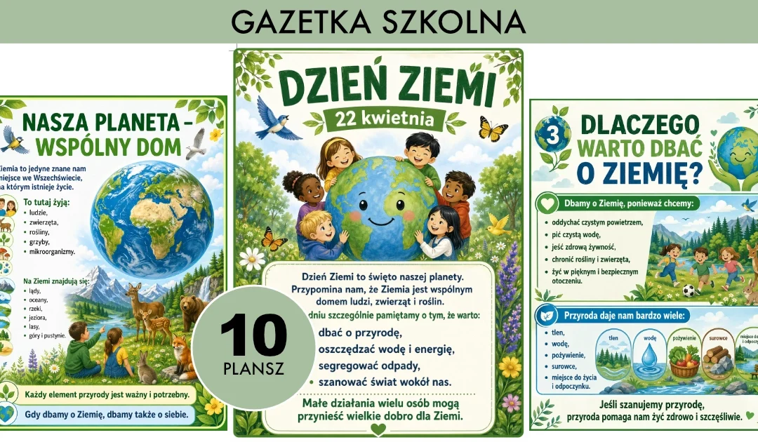 Gazetka szkolna: Dzień Ziemi