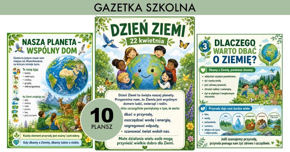 Gazetka szkolna: Dzień Ziemi