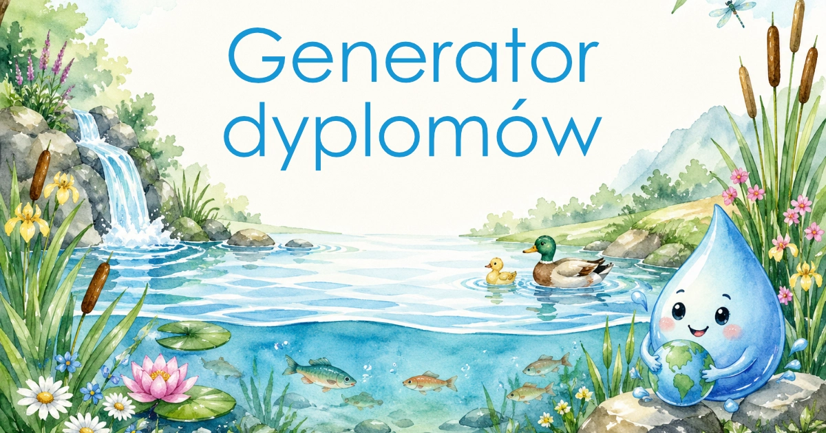 Generator dyplomów na Dzień Oceanów