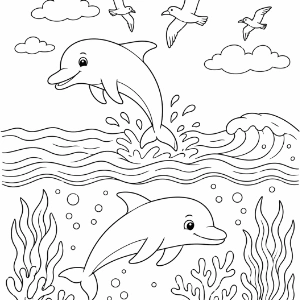 Kolorowanki na Dzień Oceanów