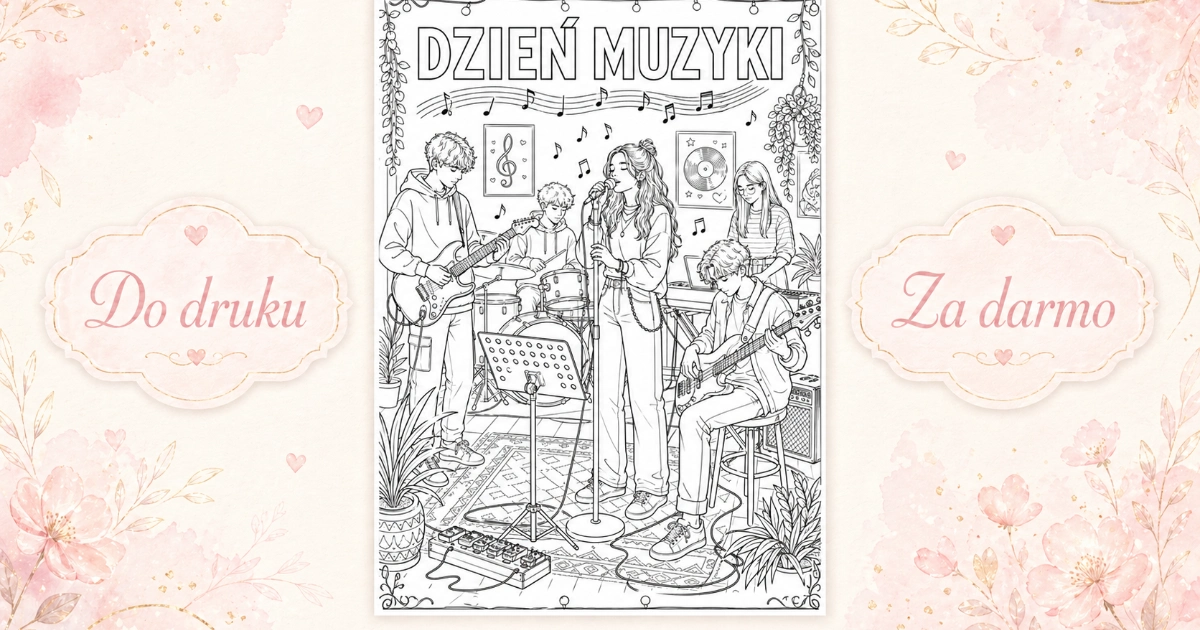 Kolorowanka: Koncert