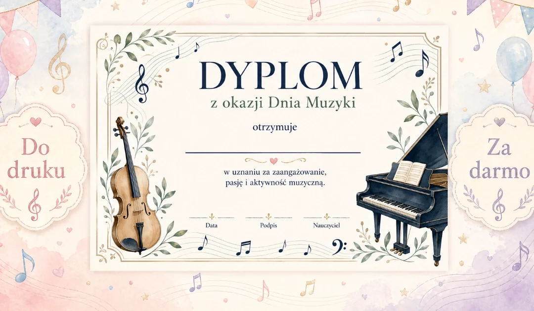 Dyplom: Muzyczna pasja