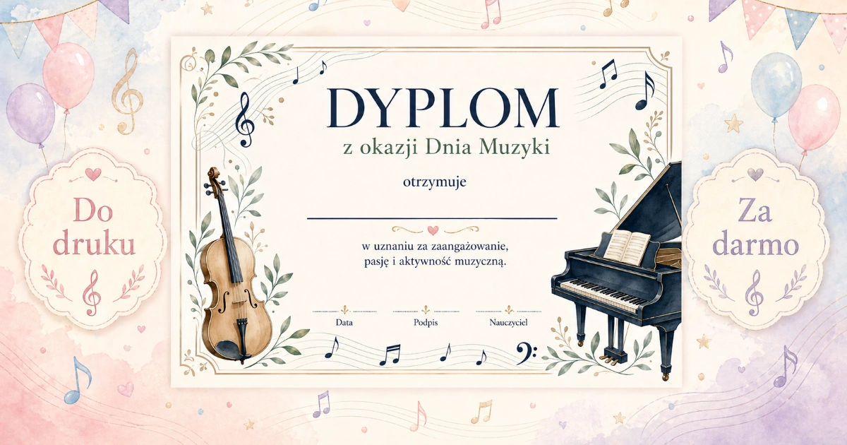 Dyplom: Muzyczna pasja