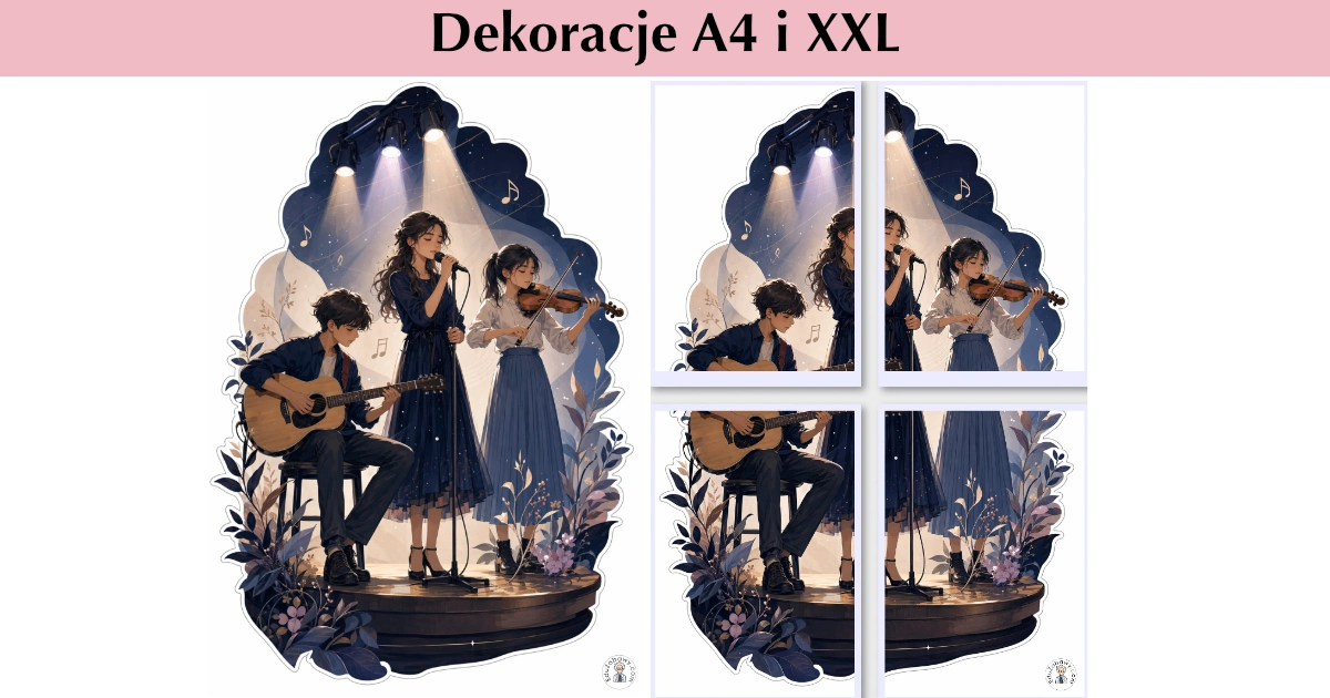 Dekoracje A4 i XXL: Na scenie