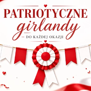 Napisy i girlandy na 3 maja
