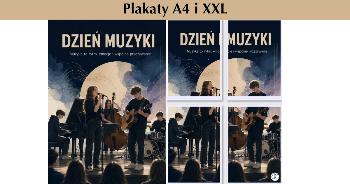 Plakat A4 i XXL: Próba zespołu