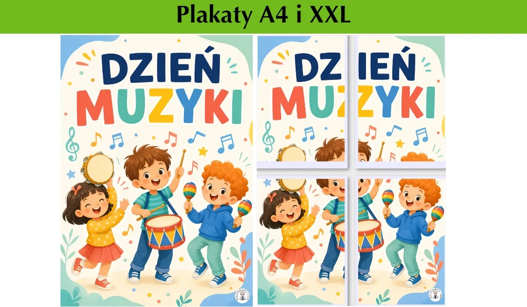 Plakat A4 i XXL: Radość grania