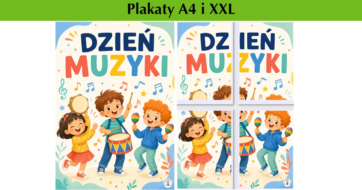 Plakat A4 i XXL: Radość grania