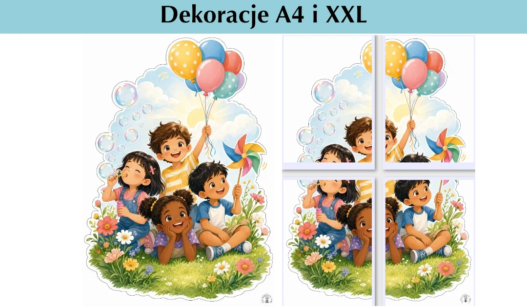 Dekoracje A4 i XXL: Balony i bańki